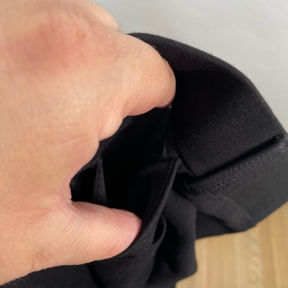 Betabrand Straight Leg 7 Pocket Dress Pant Black Yoga Trousers Work Size SP - Picture 9 of 11